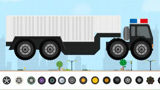 子供のためのレンガのCar2ビルドゲーム-パトカー消防車 screenshot