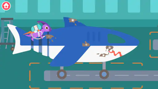 恐竜エアポート：子供向けパズル飛行ゲーム screenshot