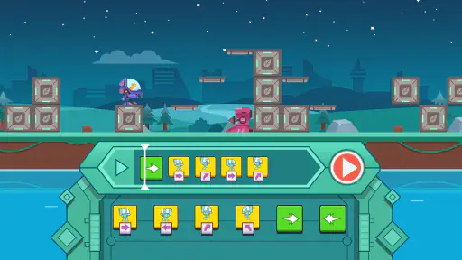 恐竜プログラミング2：子供向けプログラミングパズルゲーム screenshot