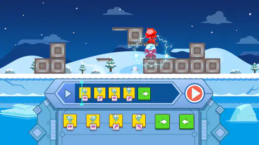 恐竜プログラミング2：子供向けプログラミングパズルゲーム screenshot