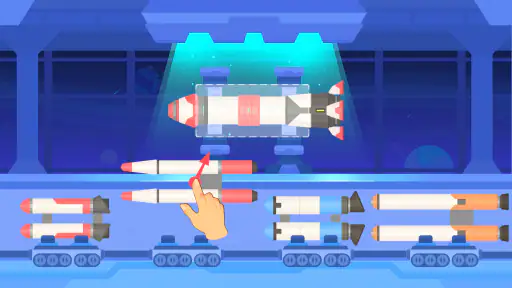 恐竜ロケットチーム - 子供向け科学啓蒙パズルゲーム screenshot