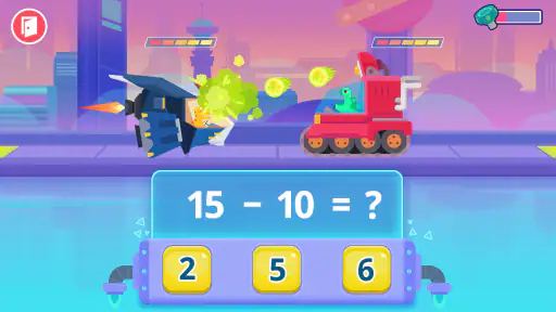恐竜数学 - 子供のための数学教育ゲーム screenshot