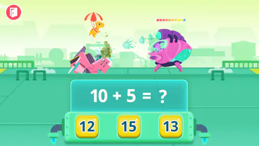 恐竜数学 - 子供のための数学教育ゲーム screenshot