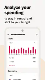 旅行予算 - TravelSpendで旅費を追跡する screenshot