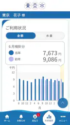 東京都水道局アプリ screenshot