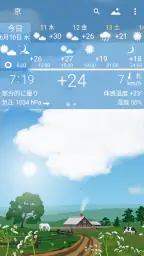 正確な天気 YoWindow ライブ壁紙 ウィジェット screenshot