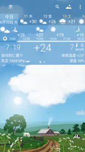 正確な天気 YoWindow ライブ壁紙 ウィジェット screenshot
