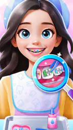 歯医者 ドクター 子供 ゲーム - 歯磨きゲーム 共 動物 screenshot