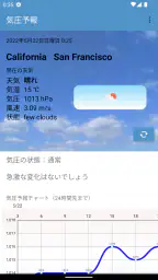 気圧速報 | 頭痛&気象痛対策に！ screenshot