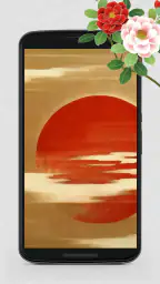 浮世絵壁紙 - 和風の日本画・名画 高画質待ち受け screenshot