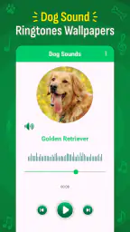 犬の鳴き声の着信音の壁紙 screenshot