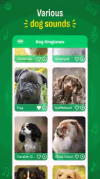 犬の鳴き声の着信音の壁紙 screenshot