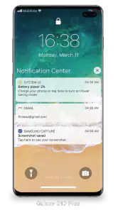 画面のロックと通知iOS 26 screenshot
