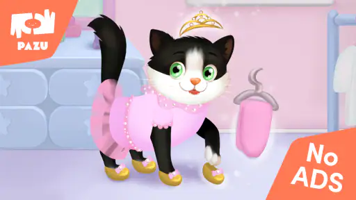 私の猫-子供のためのペットケアとドレスアップゲーム screenshot