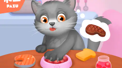 私の猫-子供のためのペットケアとドレスアップゲーム screenshot