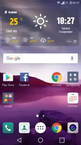 簡単な天気＆時計ウィジェット screenshot