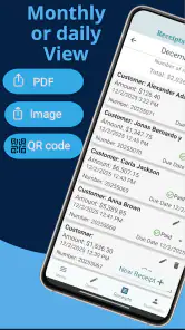 簡単な請求書: 領収書、見積書 screenshot
