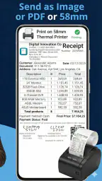 簡単な請求書: 領収書、見積書 screenshot