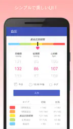 血圧記録計＆高血圧管理 screenshot