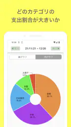 袋分家計簿 screenshot