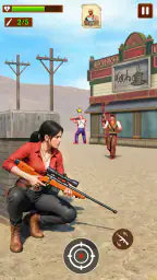 西部サバイバル シューティングゲーム screenshot