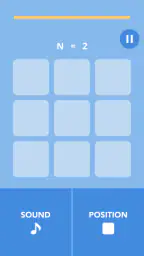 記憶力トレーニングの脳トレゲーム dual n-back screenshot
