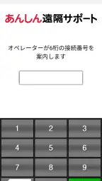 遠隔サポート screenshot