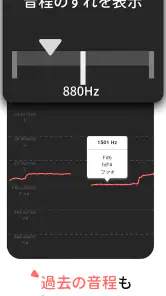 音程チェッカー チューナーやボイストレーニングに。音階を表示 screenshot