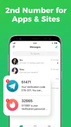 2nd Line - Second Phone Number screenshot