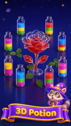 3D Colorful Sort™ 마법의 물 screenshot