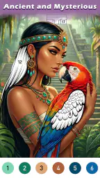 Ancient Color By Number Game screenshot