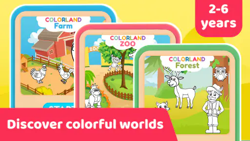 Animals Coloring and Learn screenshot