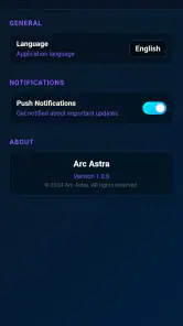 Arc Astra Network screenshot