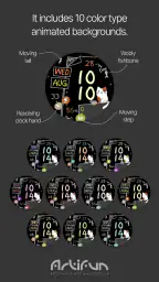 artifun.fishcat.watchface screenshot