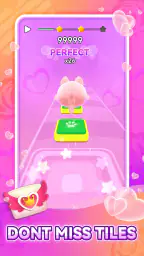 Beat Cats:홉핑 타일 인기 음악 비트 리듬 게임 screenshot