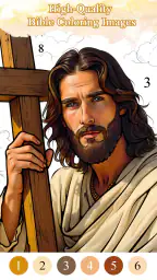 Bible Color Paint By Number screenshot