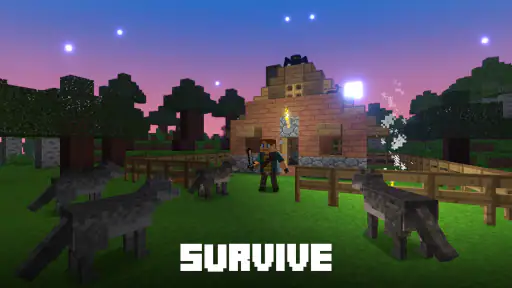 Block World 3D: 크래프트 앤 빌드 screenshot