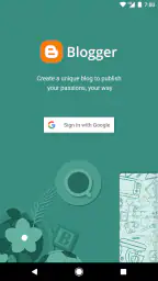 Blogger screenshot