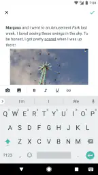 Blogger screenshot