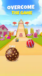 Candy Ball Run - Rolling Games screenshot