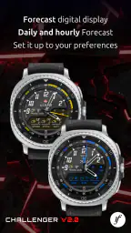 Challenger: Hybrid Watch Face screenshot