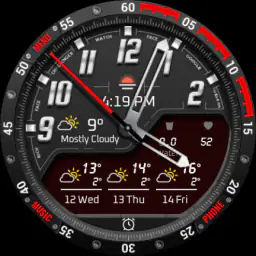 Challenger: Hybrid Watch Face screenshot