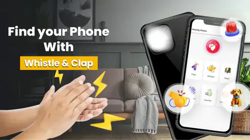 Clap to Find Phone or Whistle screenshot