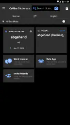 Collins German Dictionary screenshot