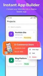 Convert Website to App screenshot
