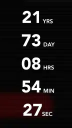Countdown App screenshot