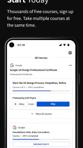 Coursera: 경력 성장 screenshot