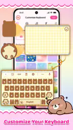 Cute Keyboard: Kawaii & Emoji screenshot