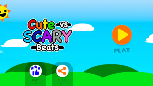 Sprunki Cute vs Scary Beats screenshot