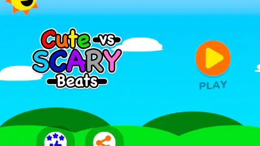 Sprunki Cute vs Scary Beats screenshot